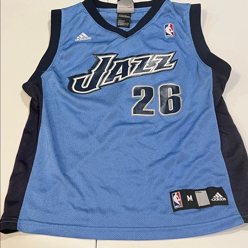 Utah Jazz - child medium, Blue and Navy Basketball Jersey